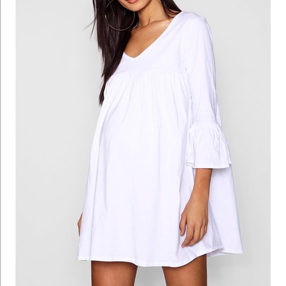 White Maternity Dress